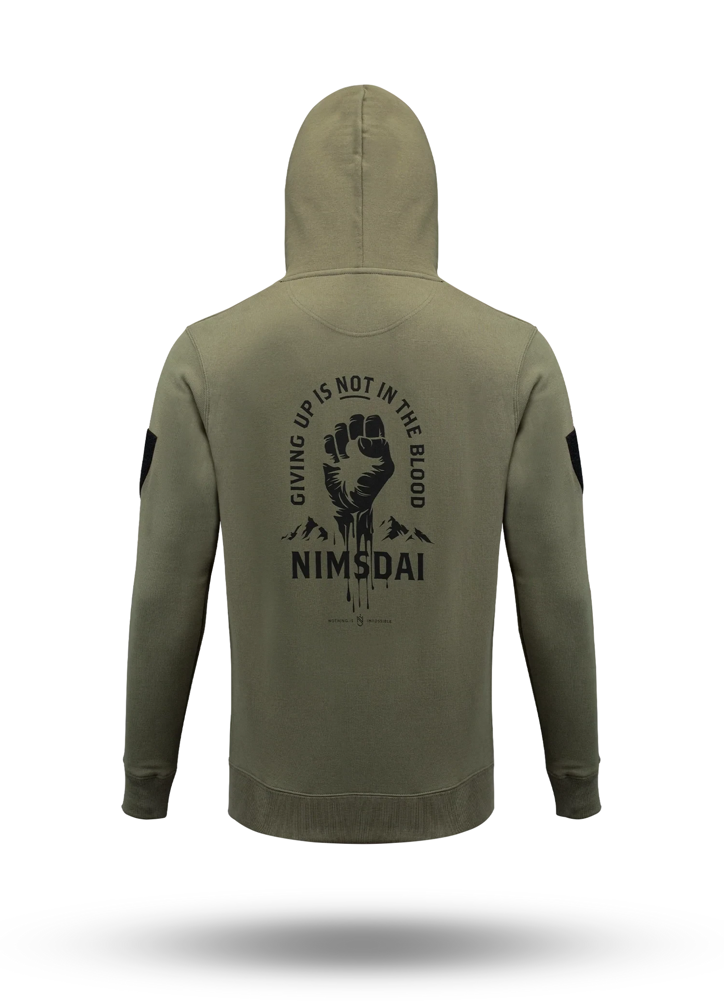 Giving Up Is Not In The Blood Hoodie